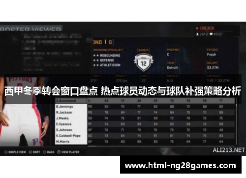 西甲冬季转会窗口盘点 热点球员动态与球队补强策略分析