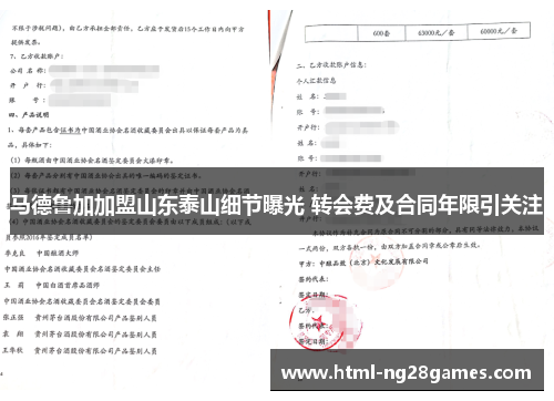 马德鲁加加盟山东泰山细节曝光 转会费及合同年限引关注